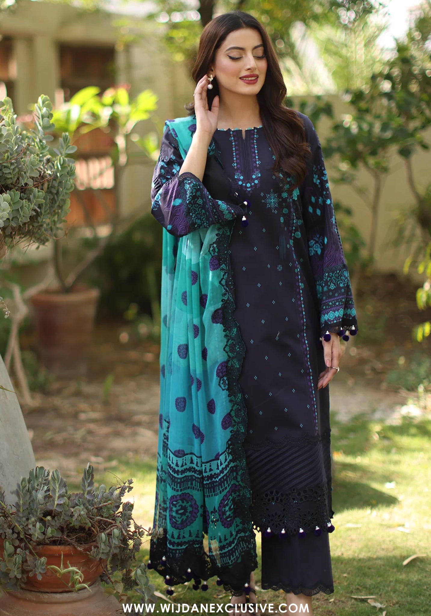 Combination by Charizma | Unstitched Embroidered Lawn Collection Vol - I (CC6-01)