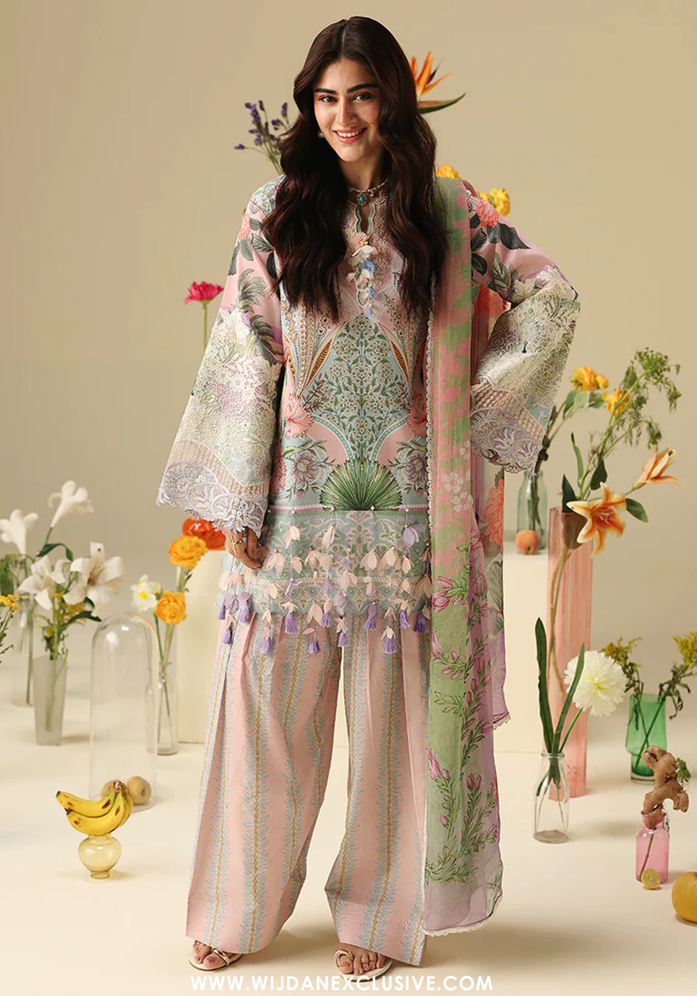Soleil by Mushq | Unstitched Printed & Embroidered Lawn Collection - 2026 (MOONLIT DOLCE)