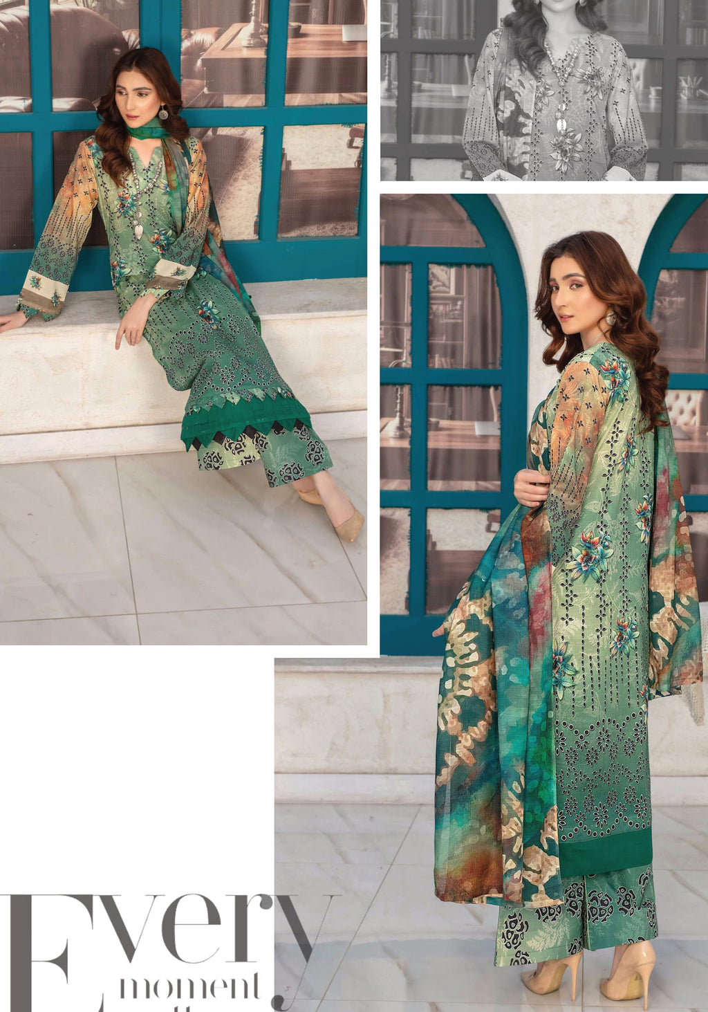 Gulaal Exclusive Printed Luxury Lawn Vol-02 by Aalaya D-10