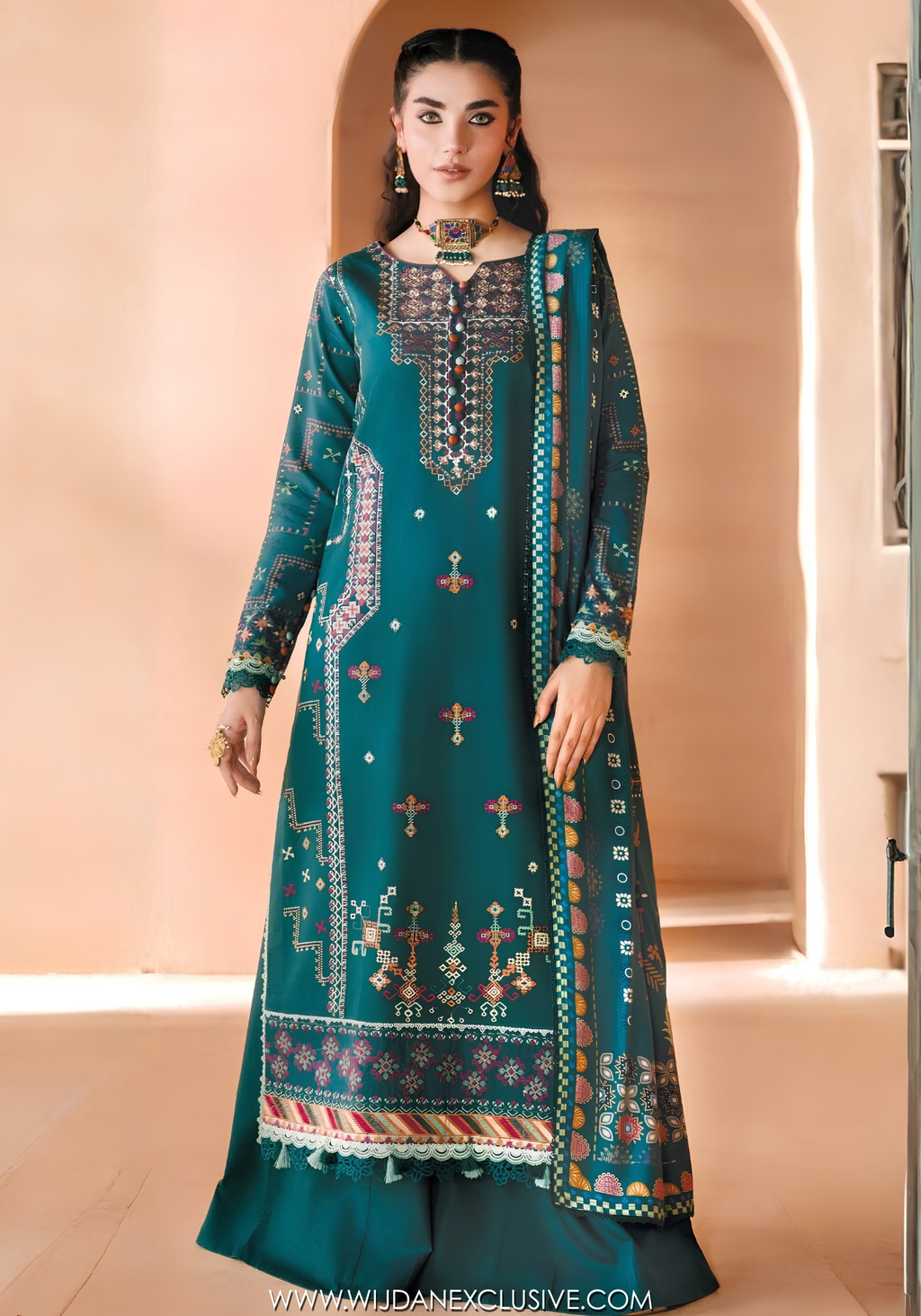 One Nation by Florent | Unstitched Printed & Embroidered Viscose Collection'26 (ZARYAB)