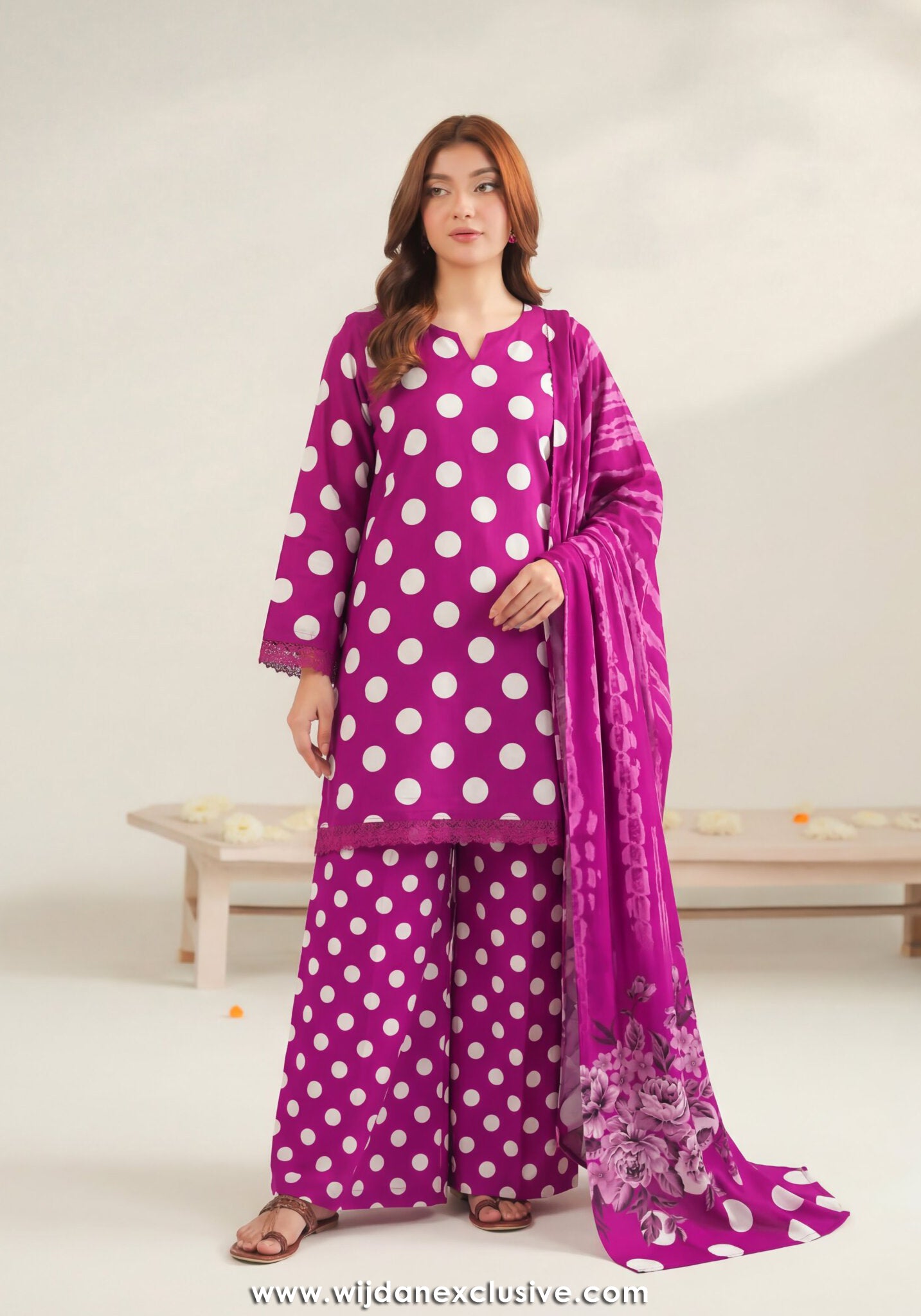 M Dots by Mahay | Unstitched Airjet Lawn Vol-02 Collection - 2026 (D-10)