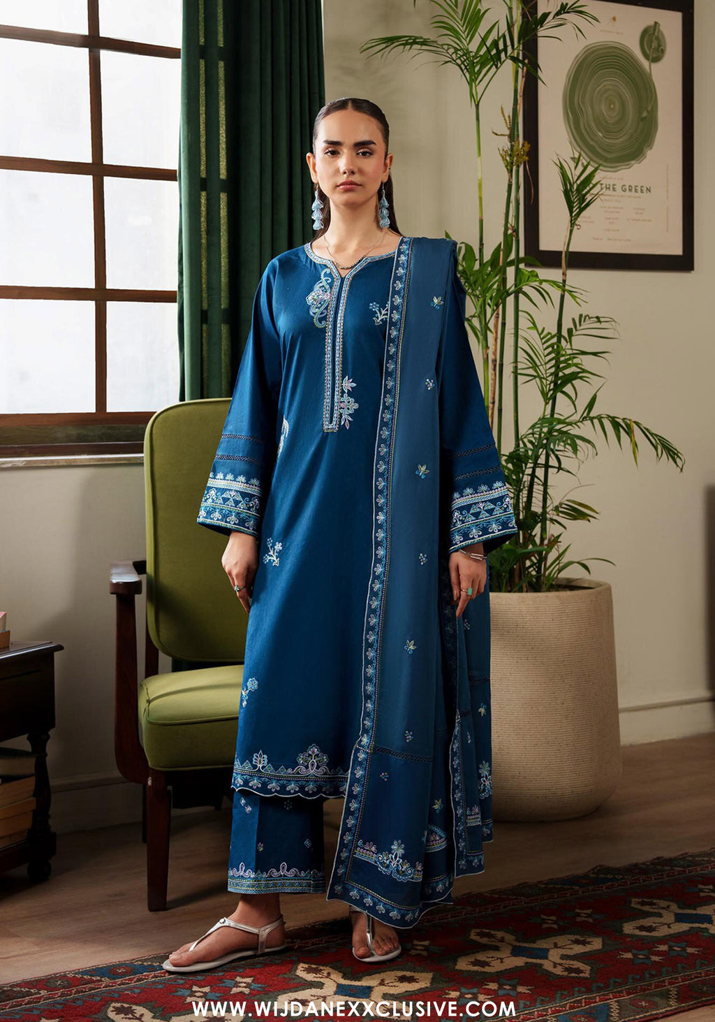 RajBari Stitched Eid Pret Exclusive Embroidered 3PC Collection - 2026 (ZAREEN)