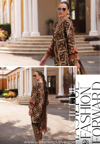 Combination Un-Stitched Lawn Collection'25 Vol-02 by Charizma CC5-20