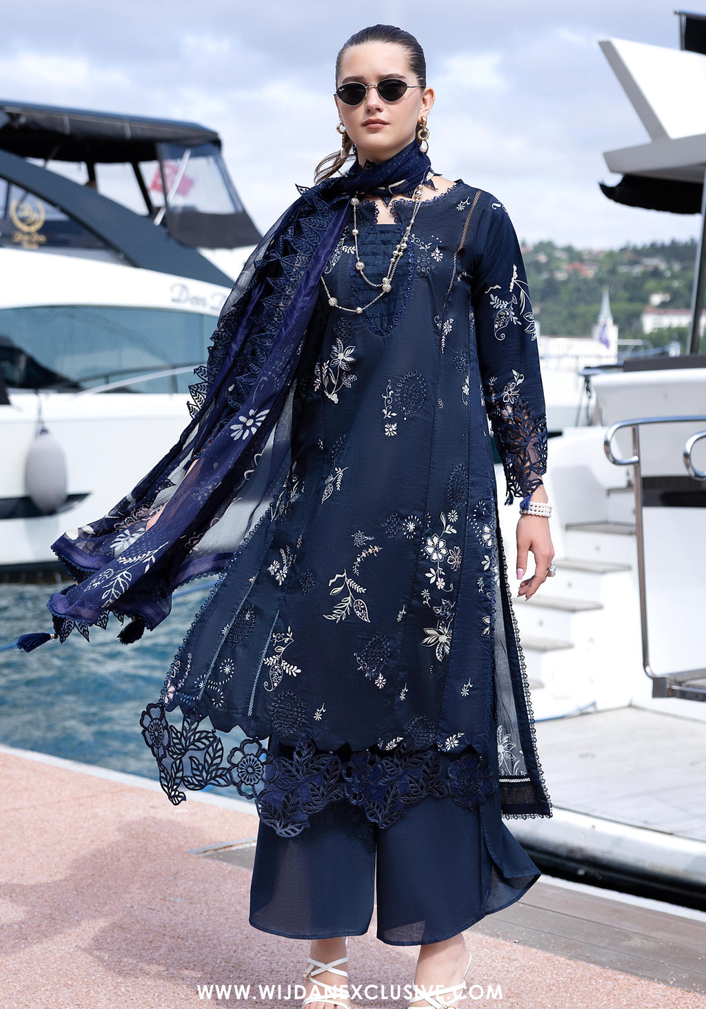 Sunshine Bloom Premium Unstitched Embroidered Collection - 2026 (D-10)