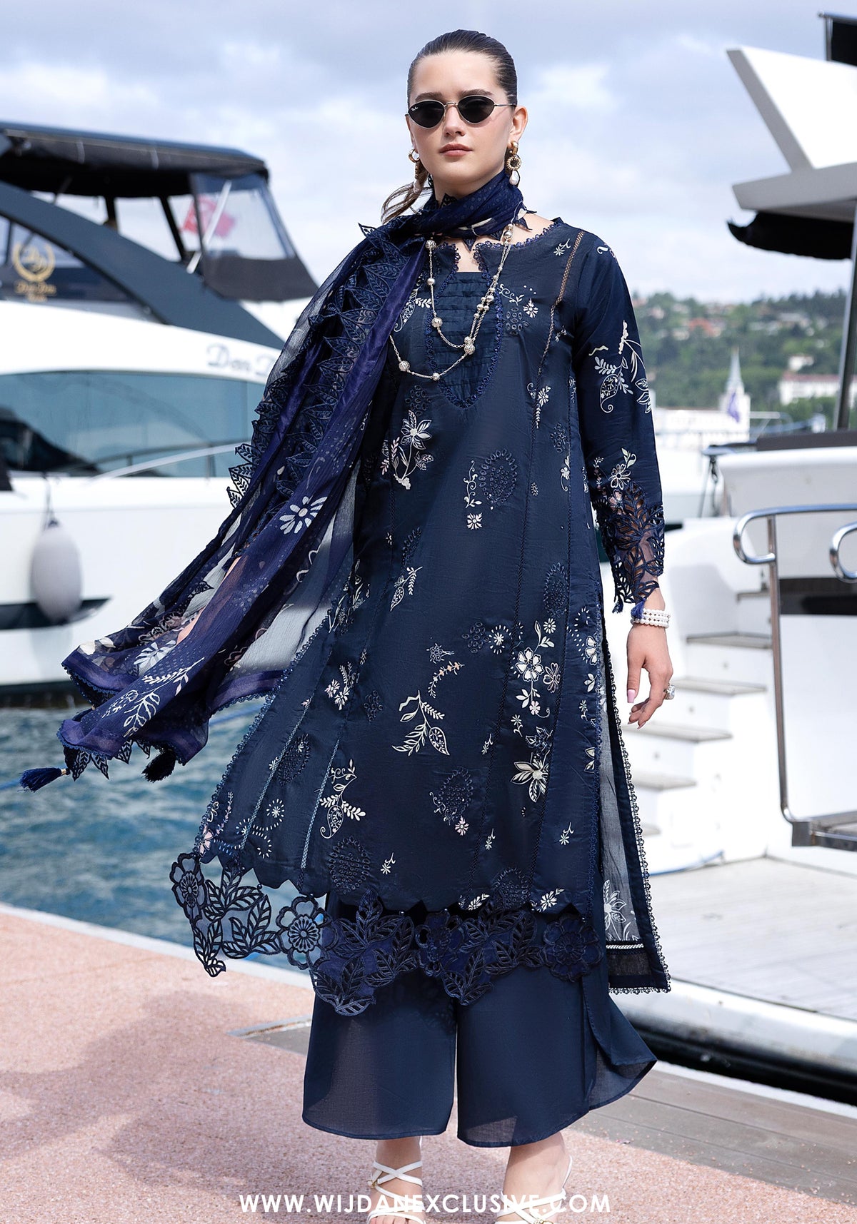 Sunshine Bloom Premium Unstitched Embroidered Collection - 2026 (D-10)