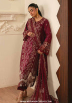 Elsa by Marjjan | Unstitched Embroidered Lawn Collection - 2026 ( 213-B)