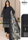 Wijdan Digital Print Embroidered Voil Dupatta Collection D-10