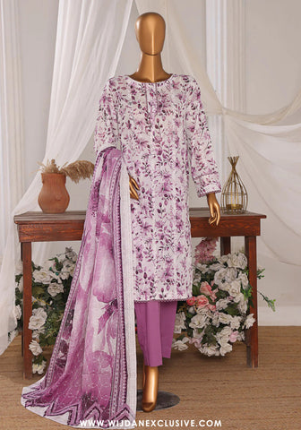 HZ Dhagakari Unstitched Embroidered Lawn Collection - 2025 DEC-605