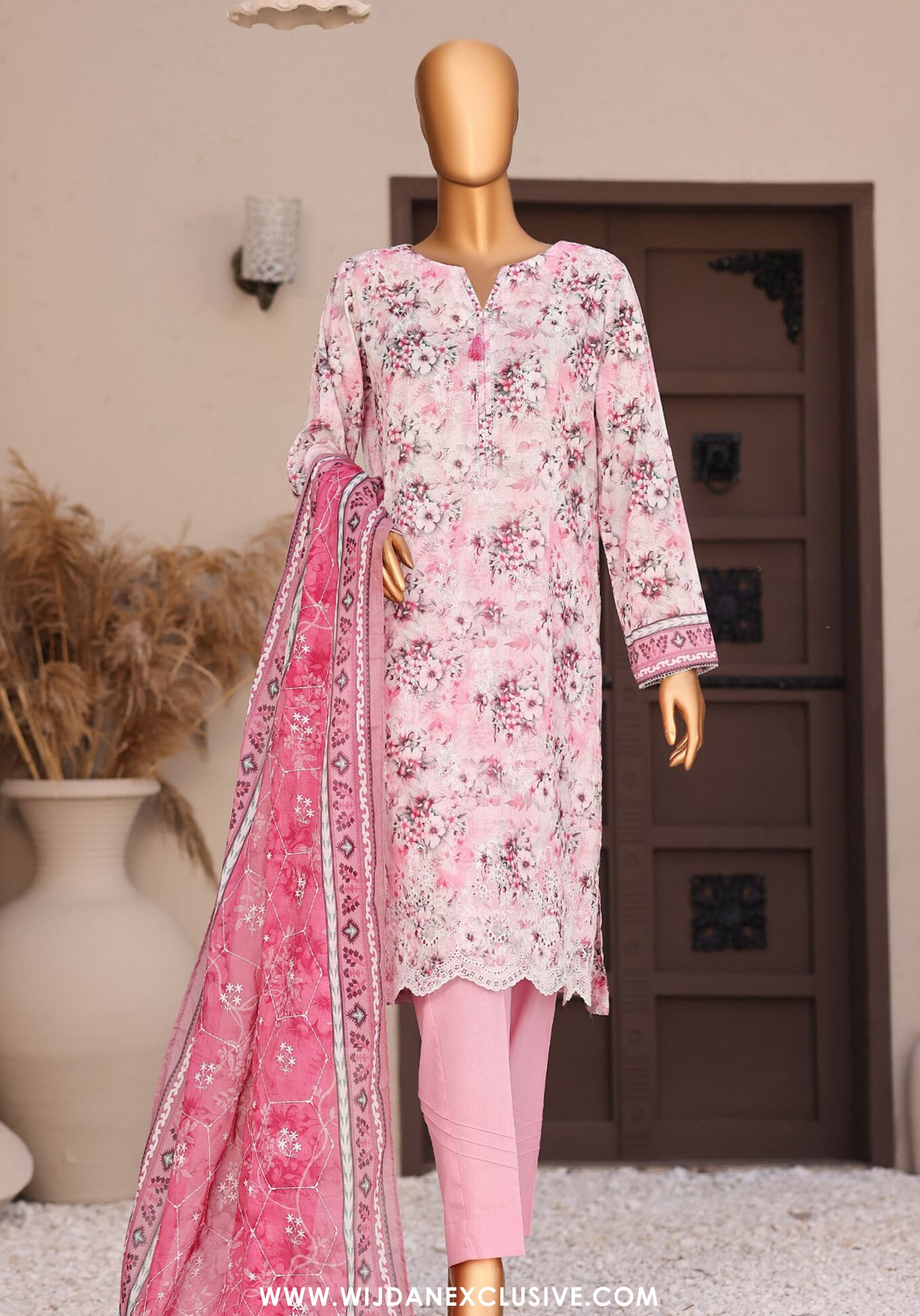 Elite by HZ Textile | Unstitched Embroidered Lawn Collection - 2026 (EC-1283)