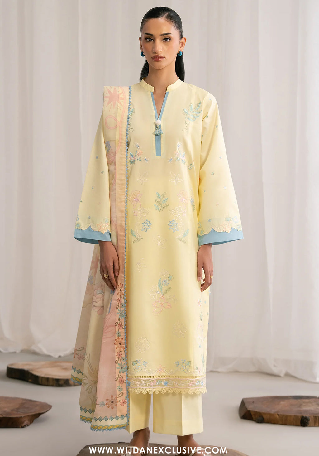 Nysa by Seran | Unstitched Printed & Embroidered Cambric Collection'26 (LIELLE)