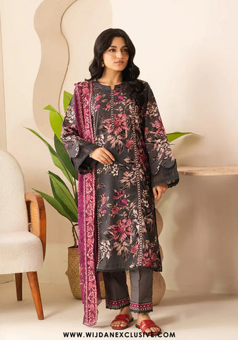 Ehaab Unstitched Printed Lawn Collection - 2025 D-422