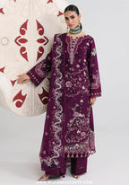 Qalamkar Unstitched Embroidered Festive Lawn Collection - 2026 (TRESA)