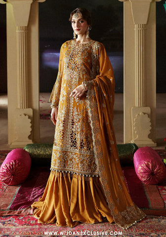 Pakeezah Unstitched Luxury Formals - 2025 by Mahnur PK-03 GULEBAHAR