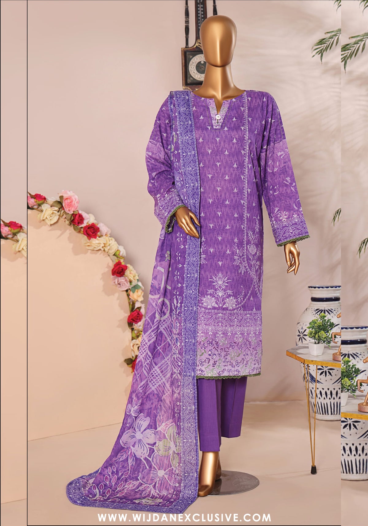 HZ Magic Unstitched Printed Lawn Collection - 2025 Vol-02 MPC-10