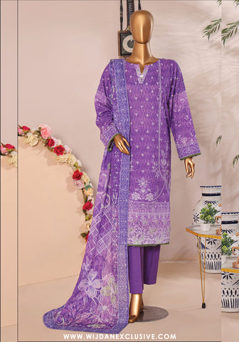 HZ Magic Unstitched Printed Lawn Collection - 2025 Vol-02 MPC-10