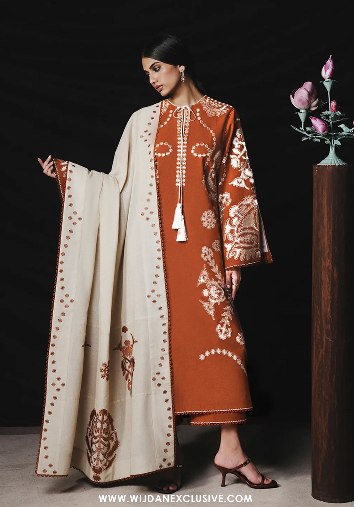 Jugnu by Hussain Rehar | Unstitched Karandi Embroidered Collection - 2026 (TAZETTА)