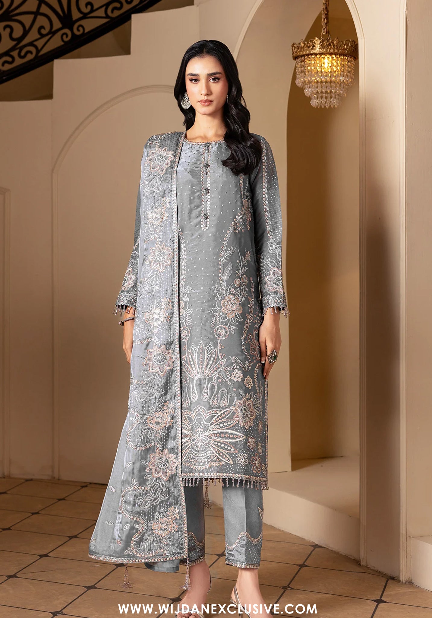 Aaina by Alizeh | Unstitched Silk Embroidered Wedding Collection - 2026 (KUNDAN)