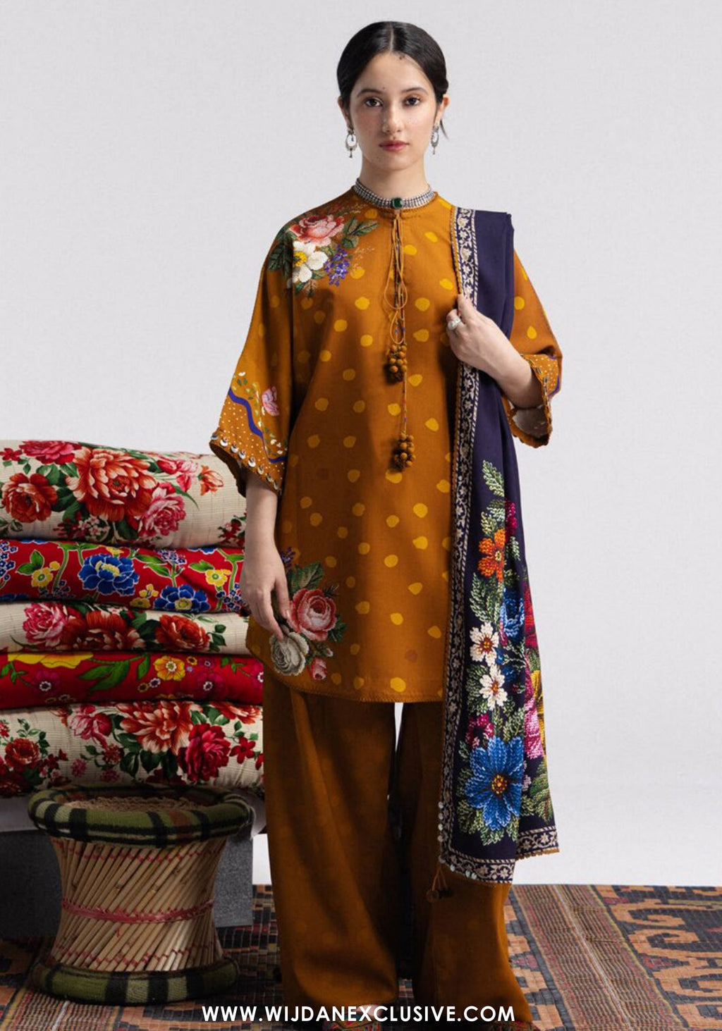 Coco Print's Unstitched Linen Collection - 2026 (D-5B)