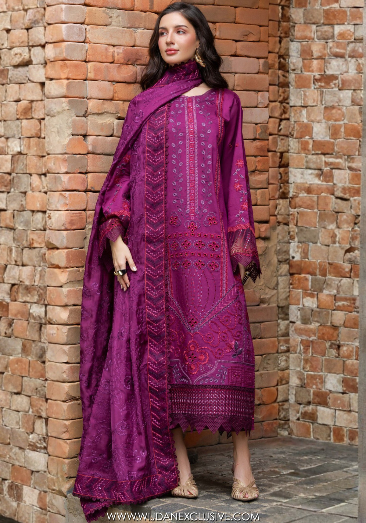 Amani by Marjjan | Unstitched Embroidered Viscose Collection - 2026 (MSV-11/B)