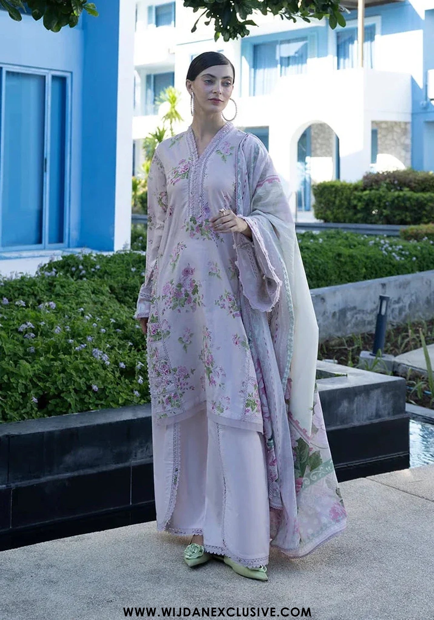 Santorini by Elaf | Unstitched Printed Lawn Collection - 2026 EPN-4B DOLL ME UP