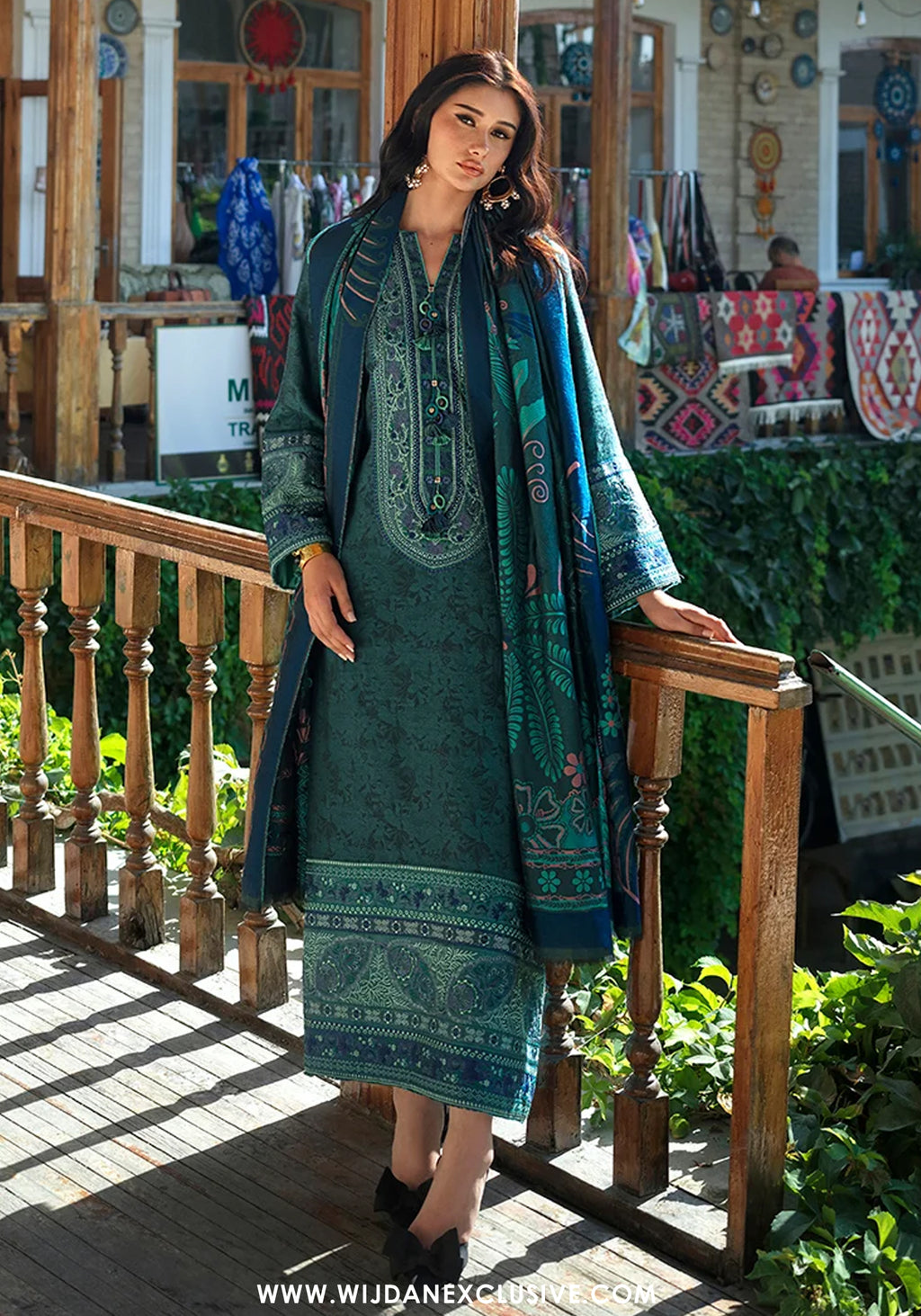 Broadway by Mushq | Unstitched Embroidered Viscose Collection'26 (AZURE ECHO)