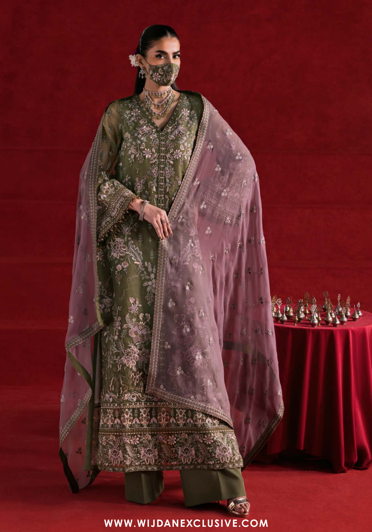 Flossie Kohinoor Unstitched Luxury Chiffon Collection - 2025 K-110