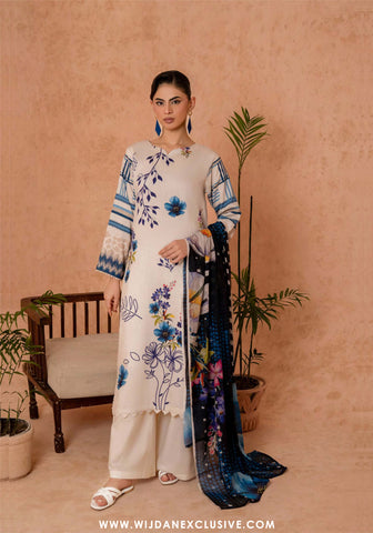 Mahay M.Prints Unstitched Digital Printed Viscose Collection - 2025 D-02
