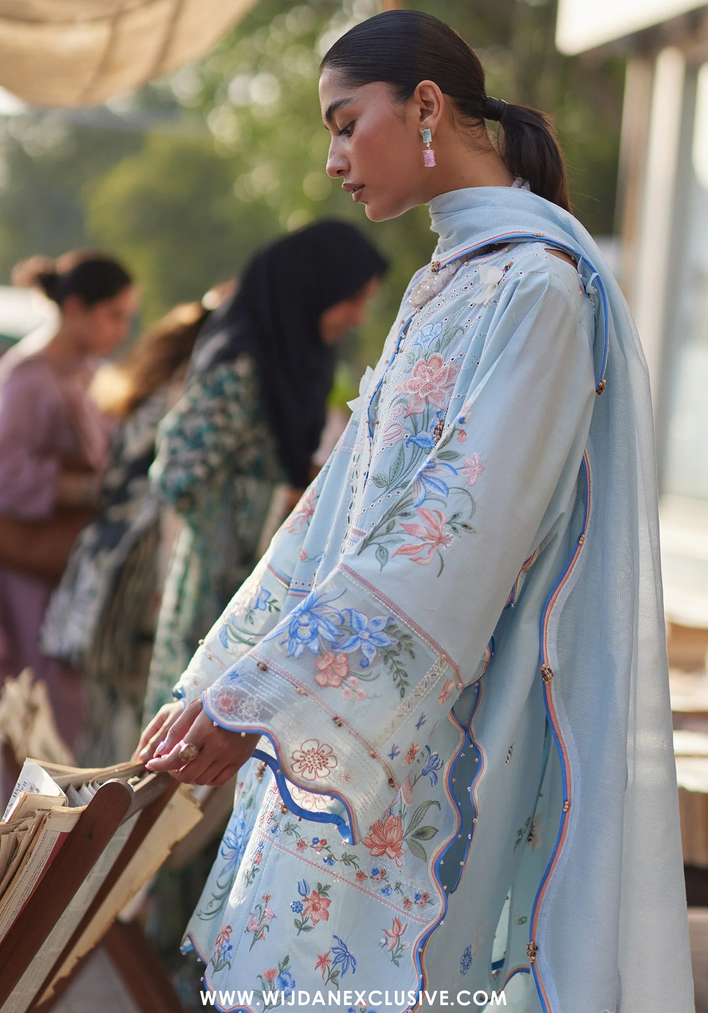 Wildflower by Zaha | Unstitched Festive Lawn Collection - 2026 (FORGET ME NOT BREEZE)