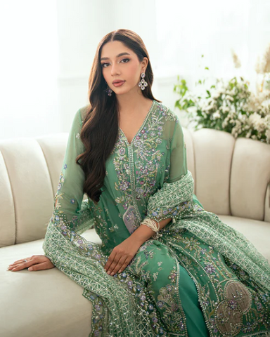 Sham Shandaar by Mushq | Unstitched Chiffon Collection - 2025 (ADAA)