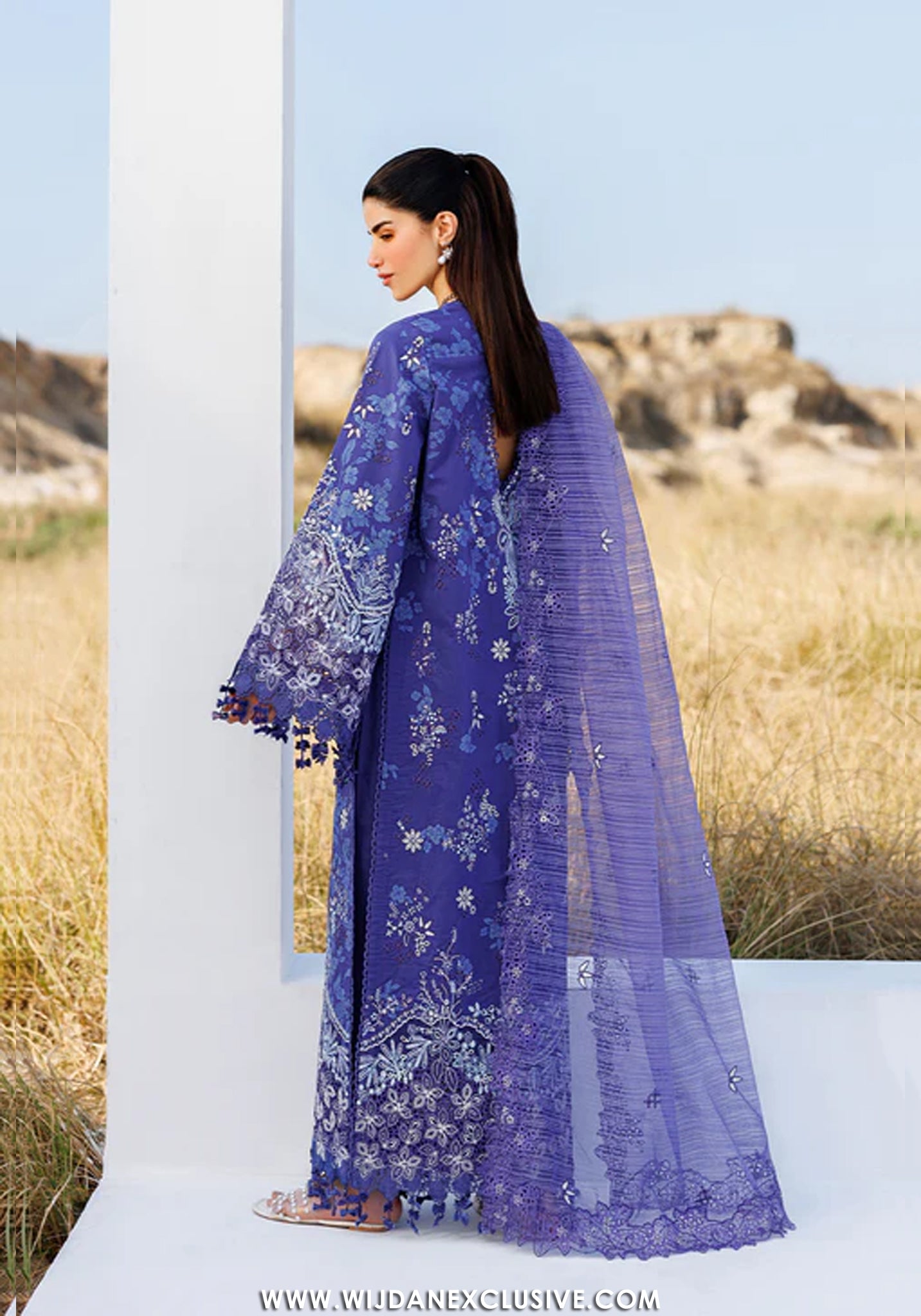 Sunlit Groove by Emaan Adeel | Unstitched Luxury Lawn Collection - 2026 (PETAL PULSE)