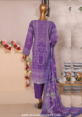 HZ Magic Unstitched Printed Lawn Collection - 2025 Vol-02 MPC-10