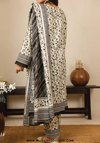 VS Daman Unstitched 3PC Digital Cambric Collection - 2025 D-2015