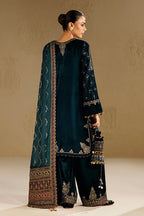 Chandni by Jazmin | Unstitched Embroidered Velvet Formal Collection - 2026 (D-02)