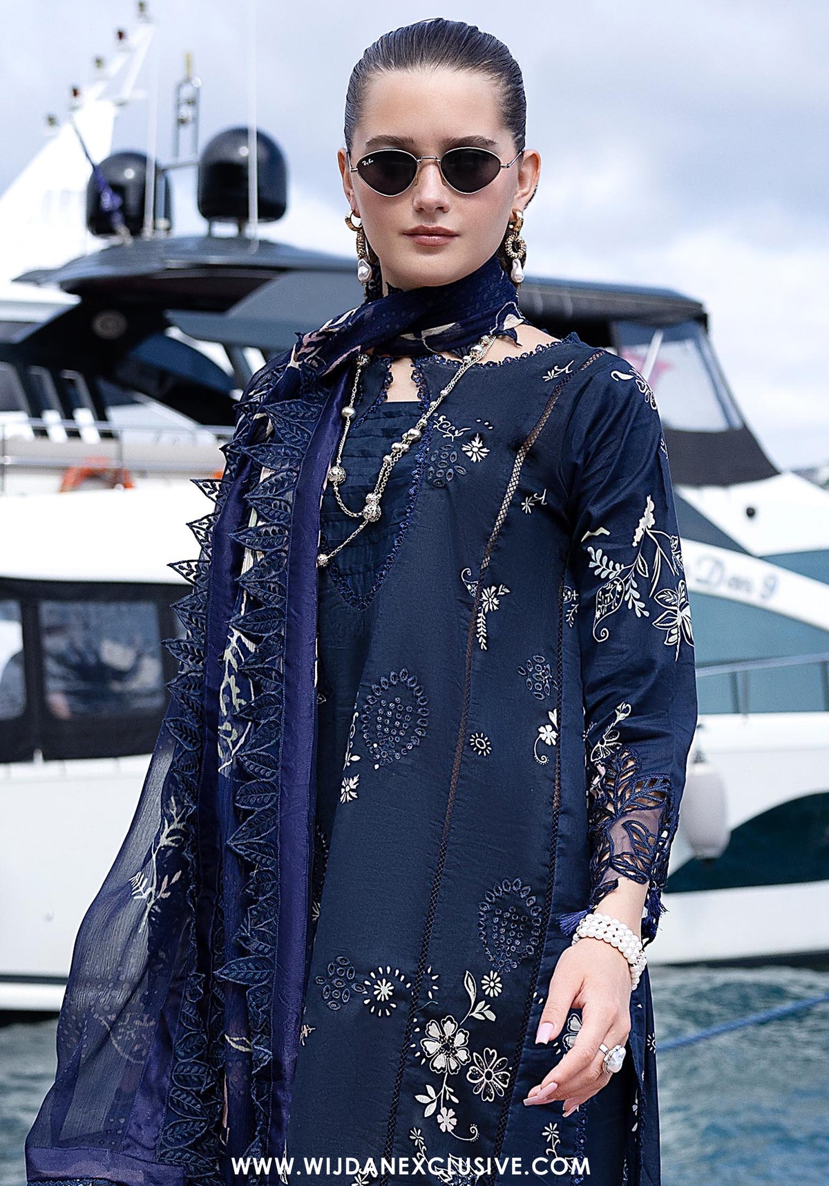 Sunshine Bloom Premium Unstitched Embroidered Collection - 2026 (D-10)