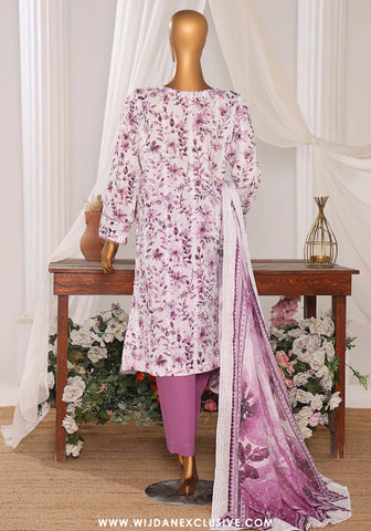 HZ Dhagakari Unstitched Embroidered Lawn Collection - 2025 DEC-605