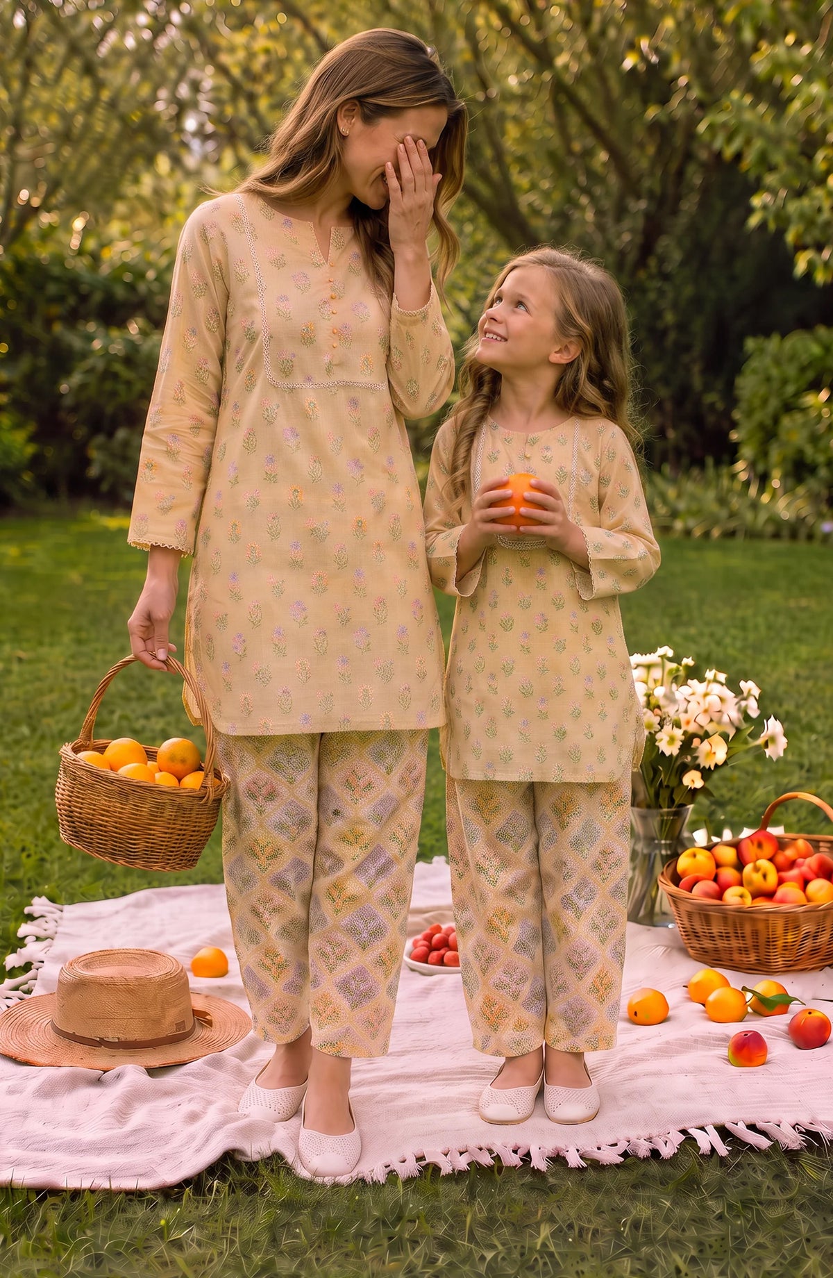 Parchhai by Amna Khadija | Pret Mom & Me 2pc Printed Collection'26 (D-10)