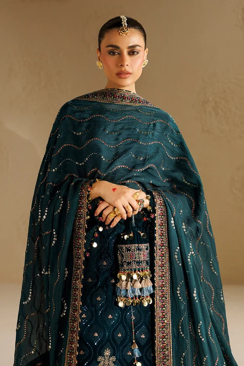 Chandni by Jazmin | Unstitched Embroidered Velvet Formal Collection - 2026 (D-02)