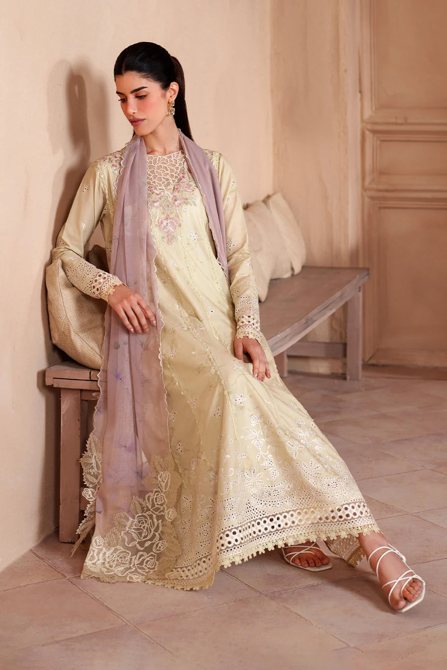 Iznik Unstitched Embroidered Eid Lawn Collection - 2026 (EL-10)