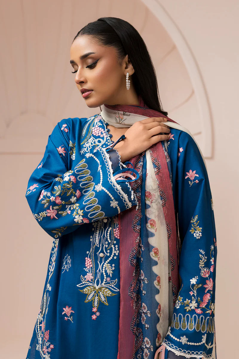 Zellbury Unstitched Signature Jacquard Embroidered Collection - 2026 (WUS-0455)
