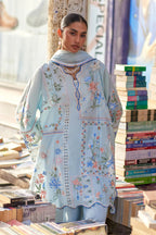 Wildflower by Zaha | Unstitched Festive Lawn Collection - 2026 (FORGET ME NOT BREEZE)
