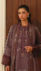 Elsa by Marjjan | Unstitched Embroidered Lawn Collection - 2026 ( 214-A)