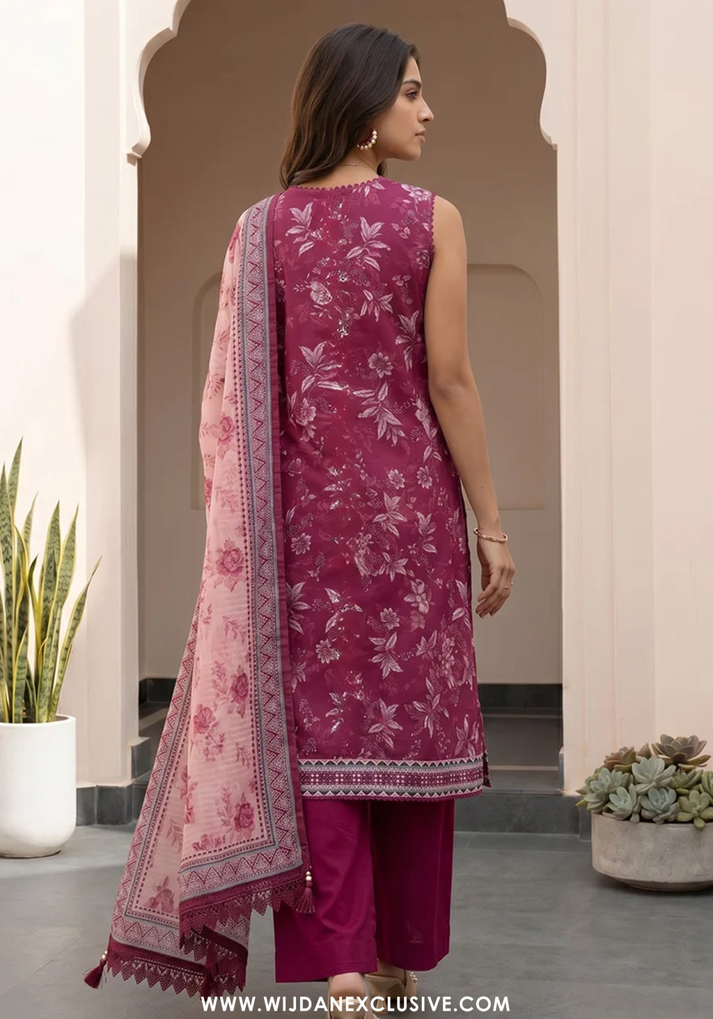 Zellbury Unstitched 3pc Digital Printed Lawn Collection - 2026 (WUS-8072)