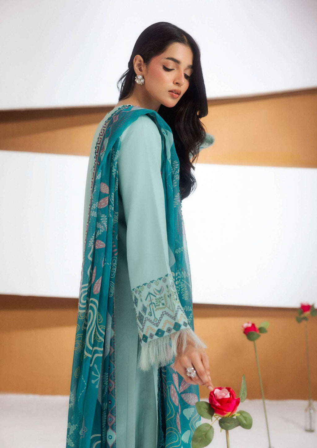 Zync by Florent | Unstitched Intermix Embroidered Viscose Collection'26 (D-11)