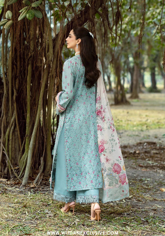 Elaf Chikankari Unstitched Print Collection - 2026 ERC-2B BATIK