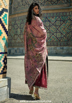 Broadway by Mushq | Unstitched Embroidered Viscose Collection'26 (TIMURID ROSE)