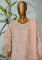 Bin Saeed Stitched Luxury Embroidered 3PC Collection - 2026 BSLE26-011
