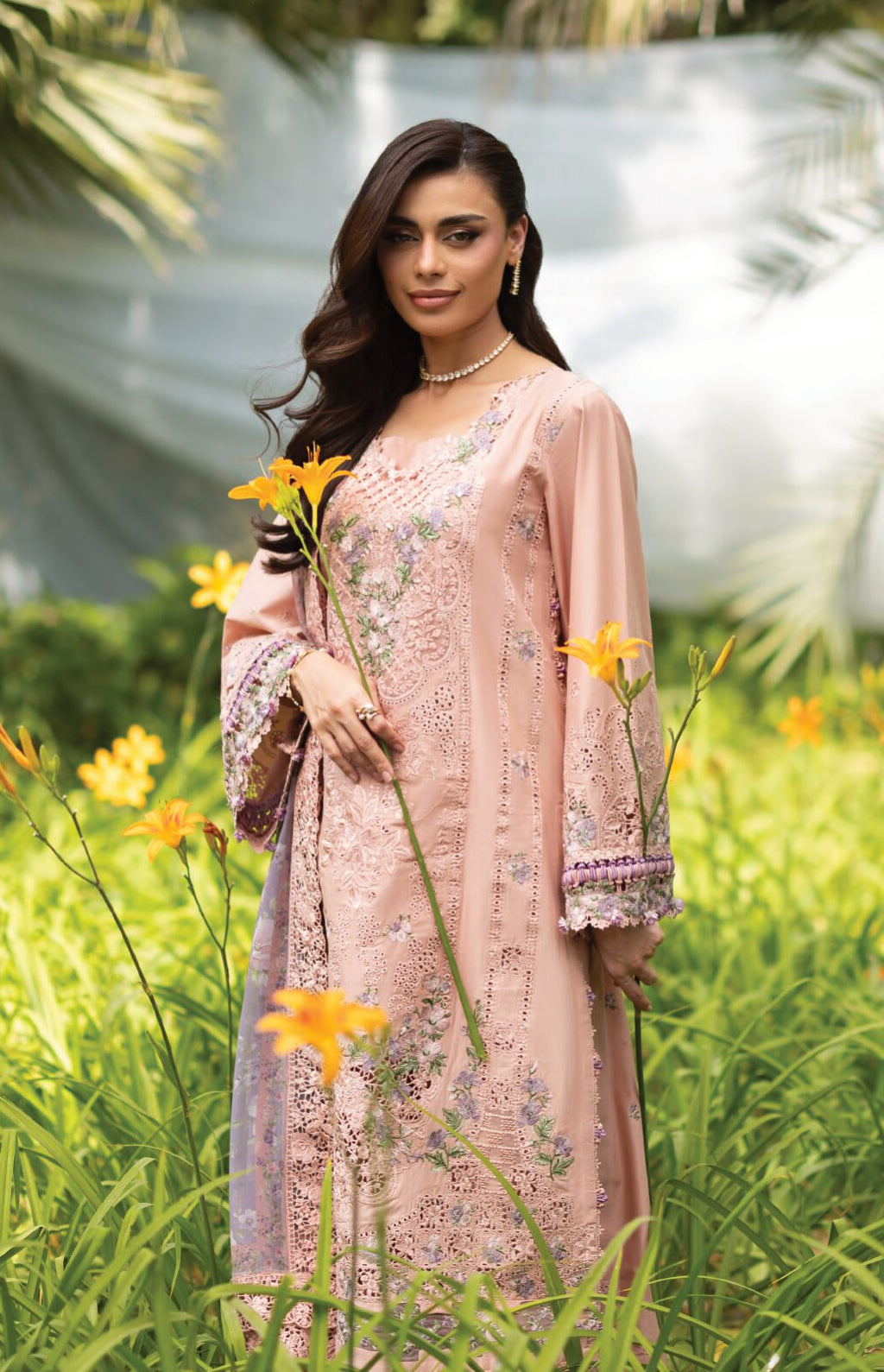 Elaf Unstitched Luxury Lawn Vol-II Collection - 2026 (ELQ-6A)