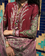 Broadway by Mushq | Unstitched Embroidered Viscose Collection'26 (TIMURID ROSE)