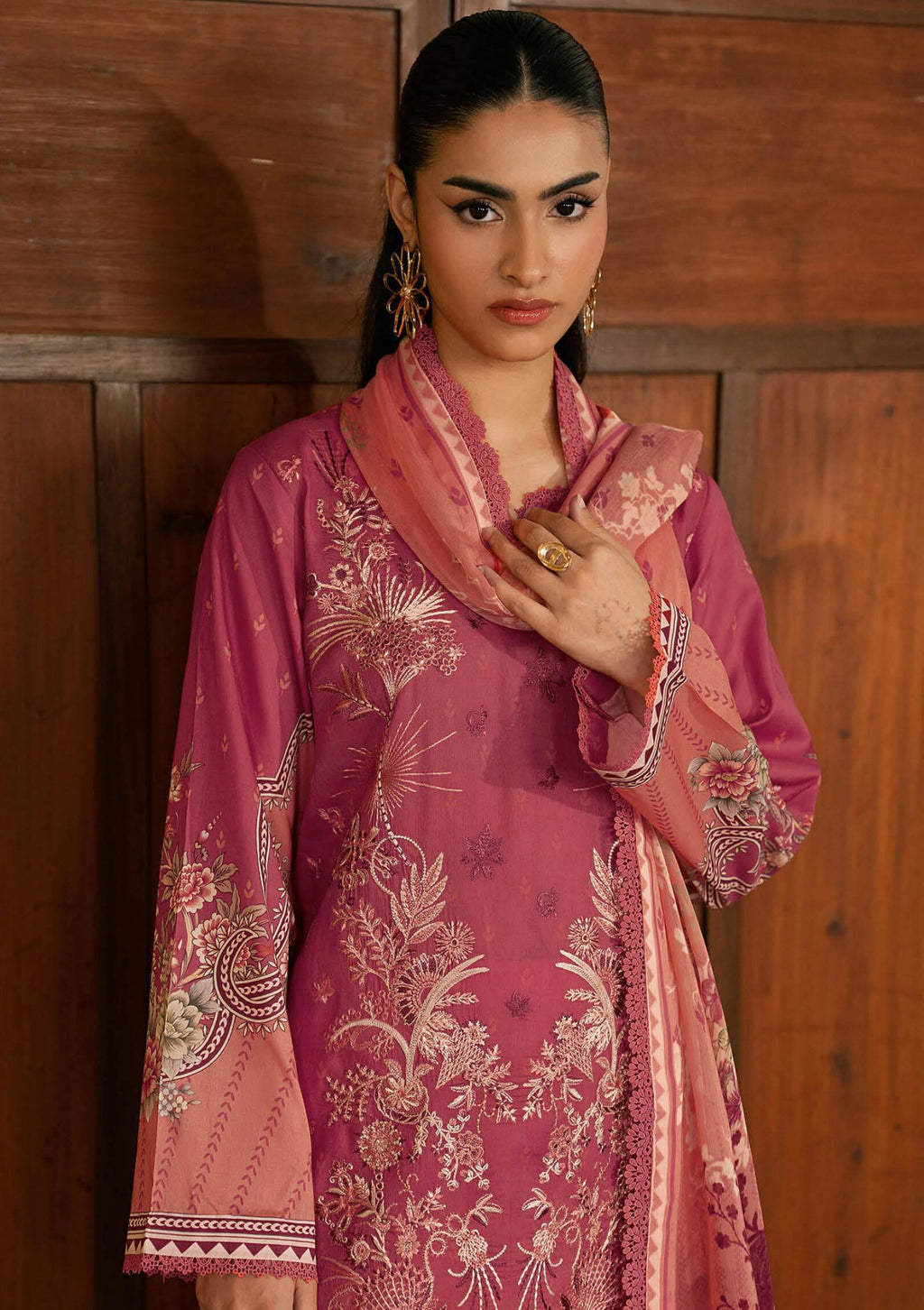 Mashaal by Ramsha | Unstitched Luxury Lawn Vol-16 Collection - 2026 (D-11)