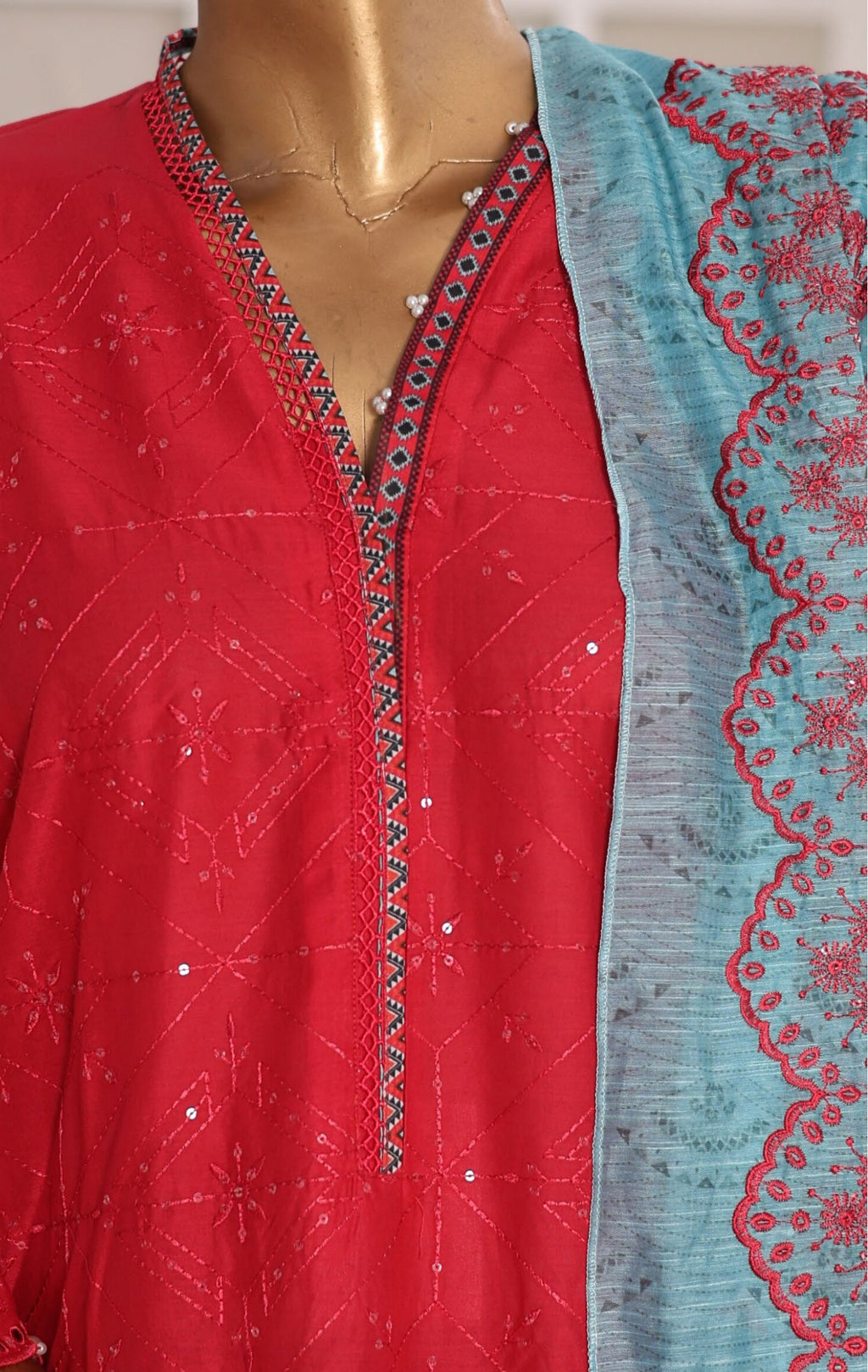 Aifa Dynasty Chikankari Unstitched Luxury Lawn Collection - 2026 (D-11)